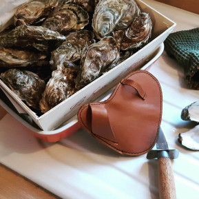 Coffret huîtrier gant et couteau