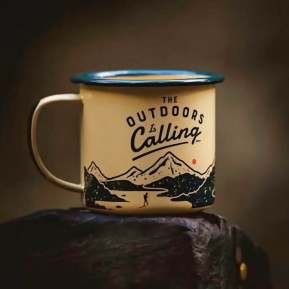 Mug émail outdoor