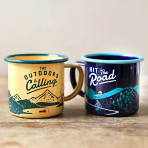 Mug émail outdoor