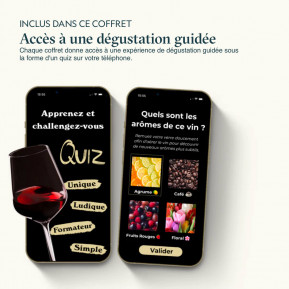 Coffret dégustation de vin