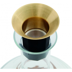 Carafe à vin avec socle bois