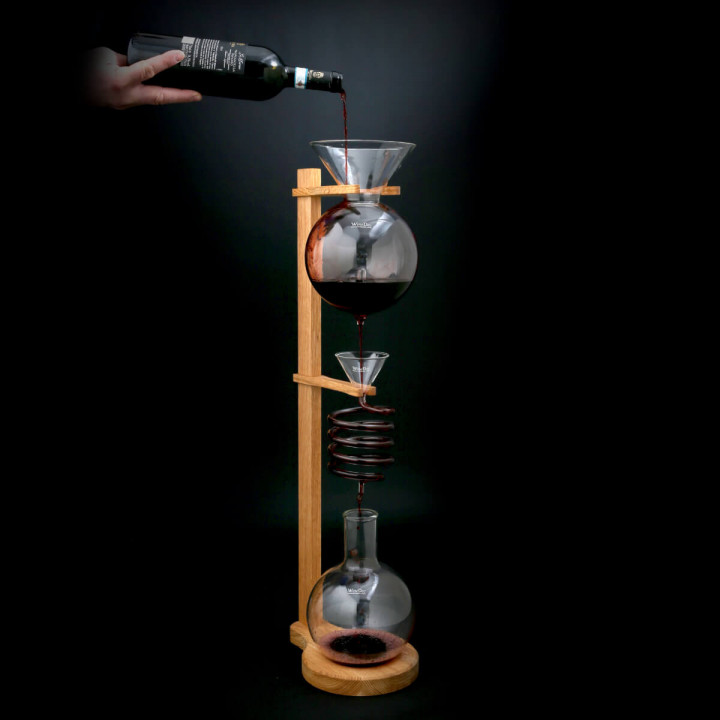 Décanteur à vin expérientiel