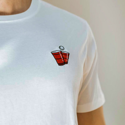 T-shirt brodé coton bio