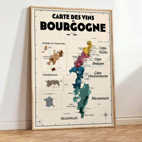 Carte des vins par région