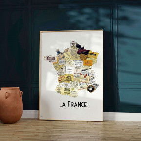 Carte de France des vins