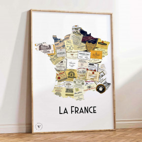 Carte de France des vins