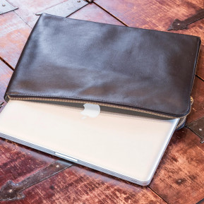 Pochette cuir