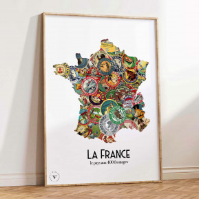 Carte de France des fromages